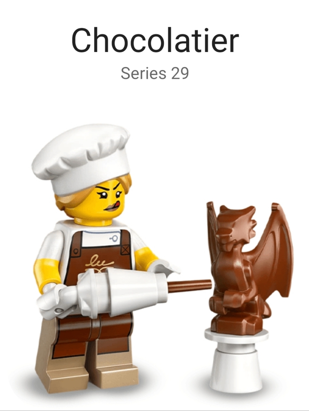 Lego 71052 Chocolatier Series 29 Minifigures NWT  Chocolate Dragon Building Toy